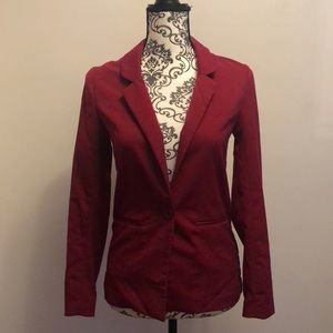 Wine Red Blazer